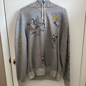 Polo by Ralph Lauren Gray Graphic Hoodie
